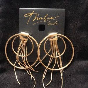 Gold plated earrings NWT